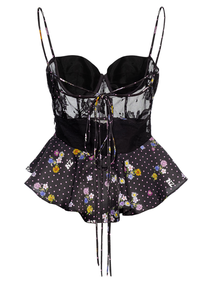 Natasha Zinko Polka Dot Camisole Top