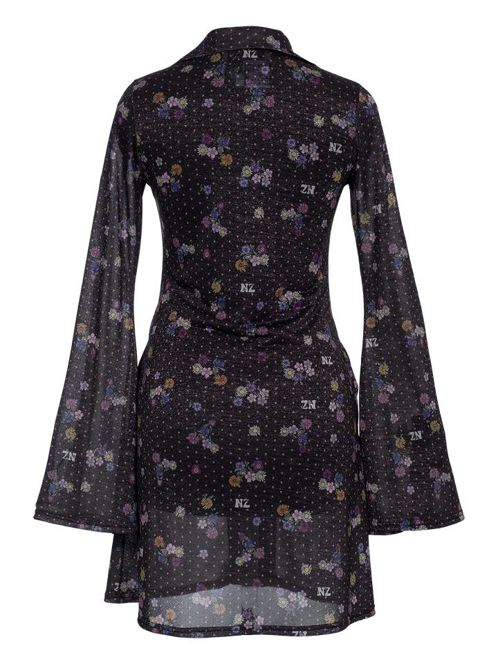 Natasha Zinko Polka Dot Mini Shirt Dress