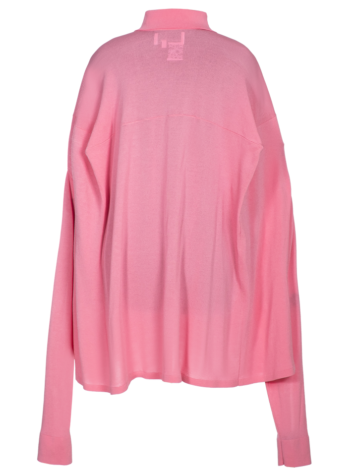 Natasha Zinko Polo Collar Box Sweater