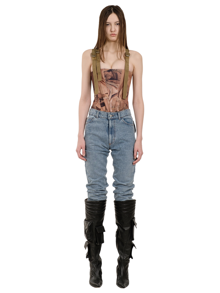 Natasha Zinko Printed Corset