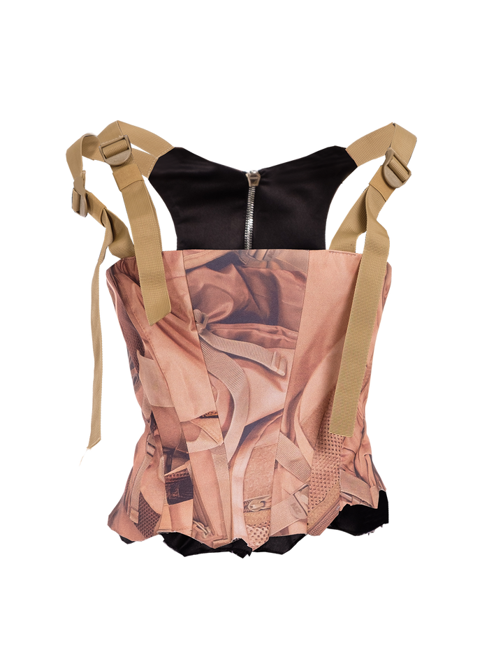 natasha zinko Printed Corset