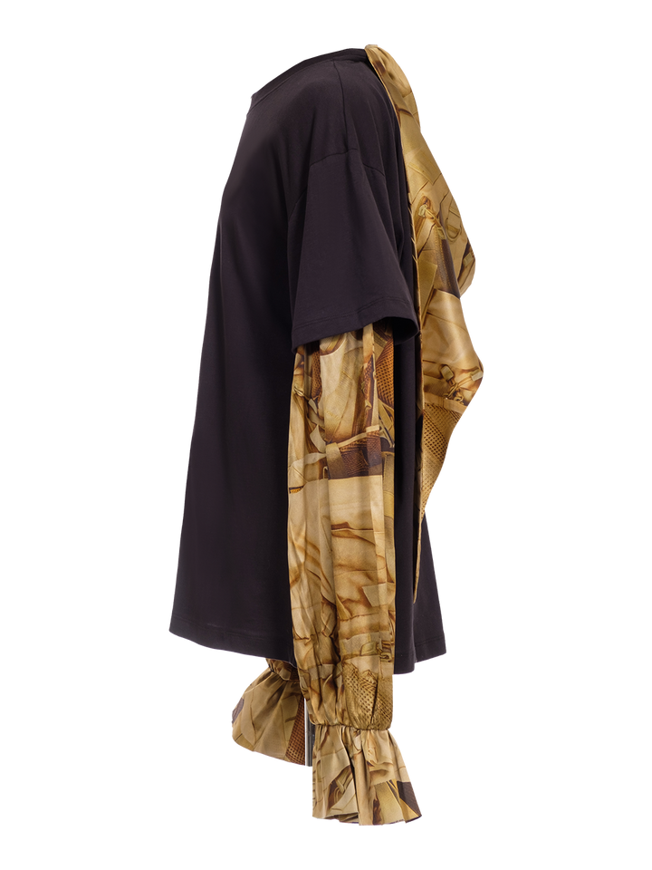 Natasha Zinko Pussy Bow Hoodie Goggle Blouse