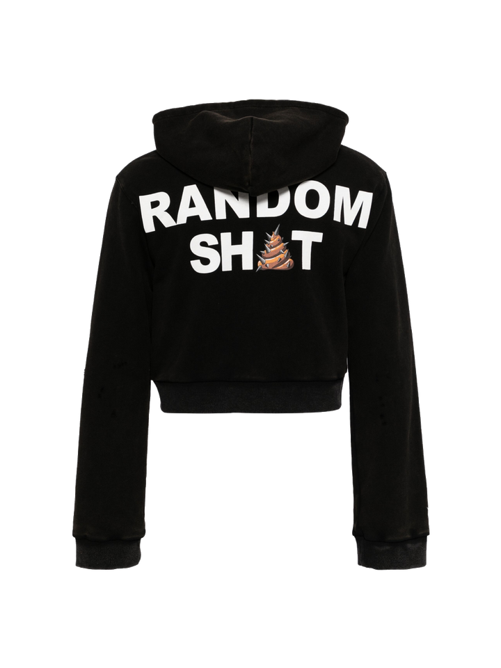 Natasha Zinko Random Sh*t Cropped Hoodie