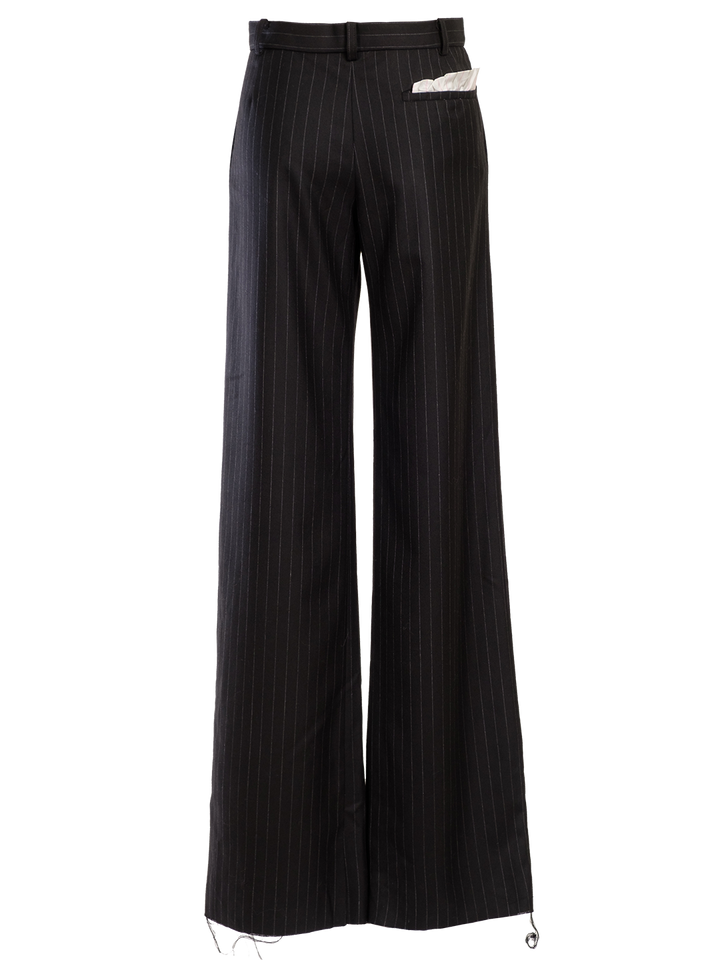 natasha zinko REVERSE PINSTRIPE PANTS