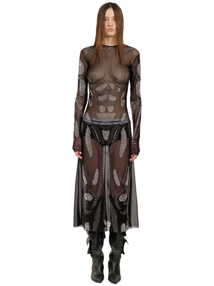 natasha zinko RHINESTONES DRESS