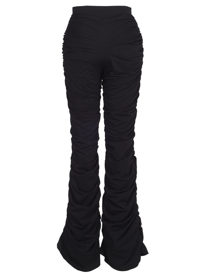 Natasha Zinko Ruched Flared Trousers