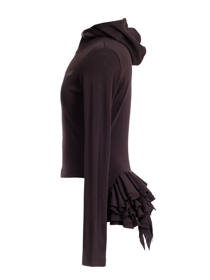Natasha Zinko RUFFLE HOOD JACKET