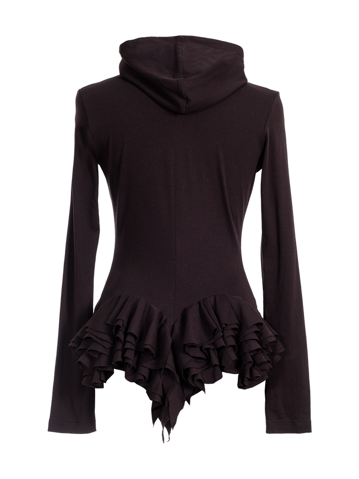 Natasha Zinko RUFFLE HOOD JACKET