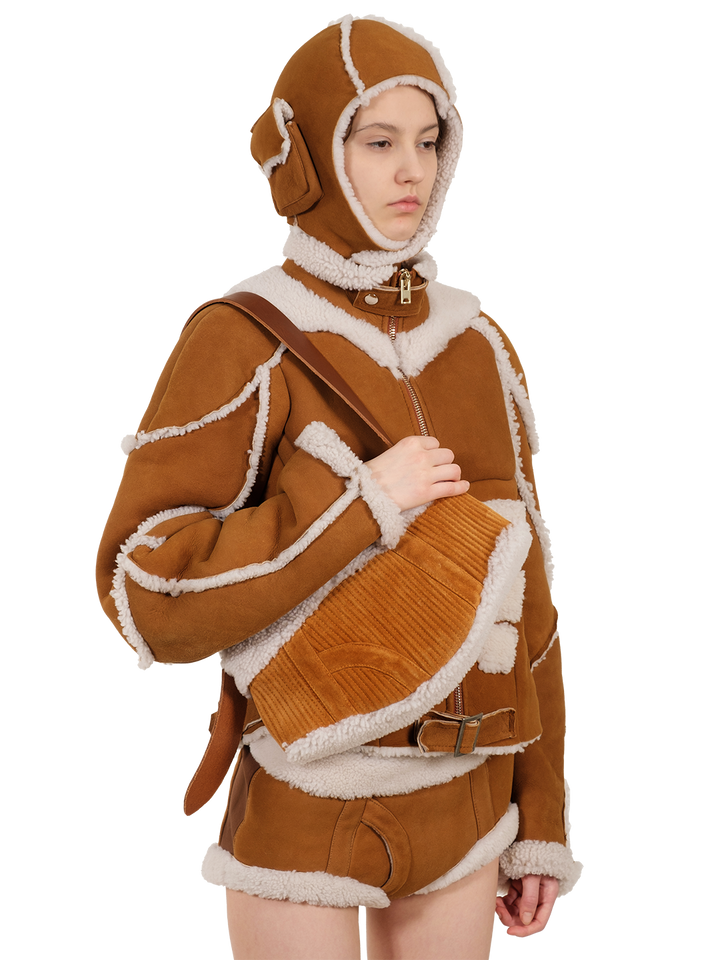 Natasha Zinko Shearling Camping Hat