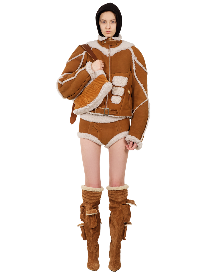 natasha zinko SHEARLING JACKET