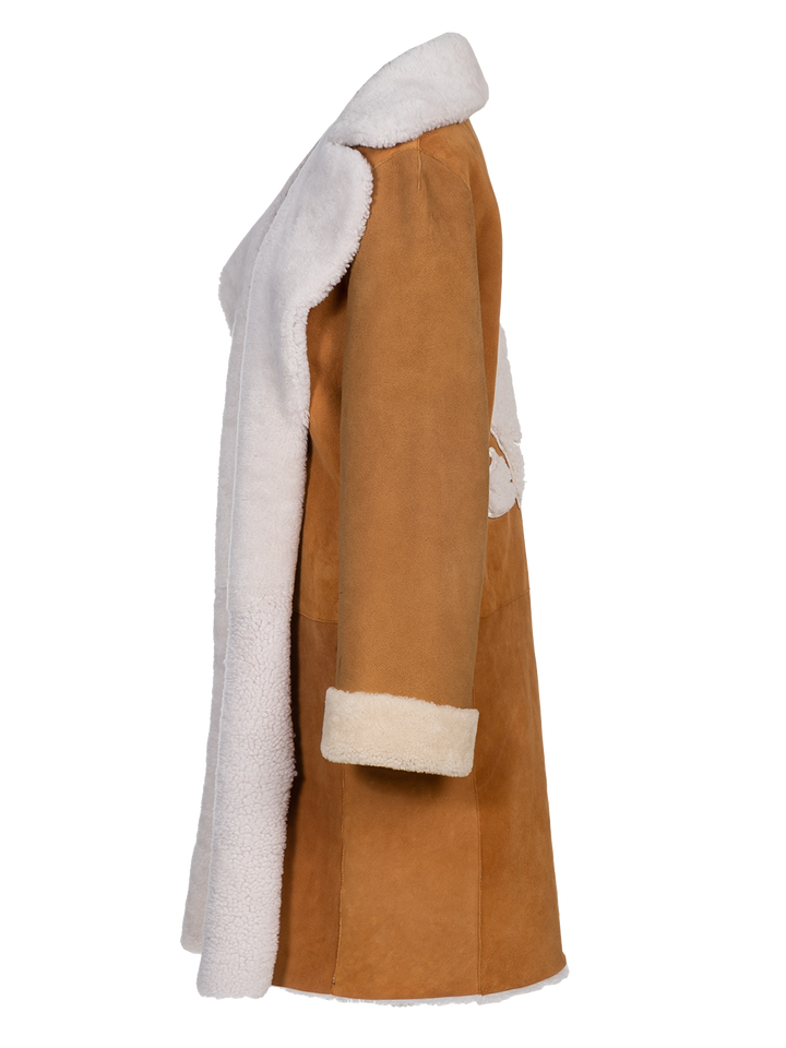 Natasha Zinko Shearling Maxi Coat