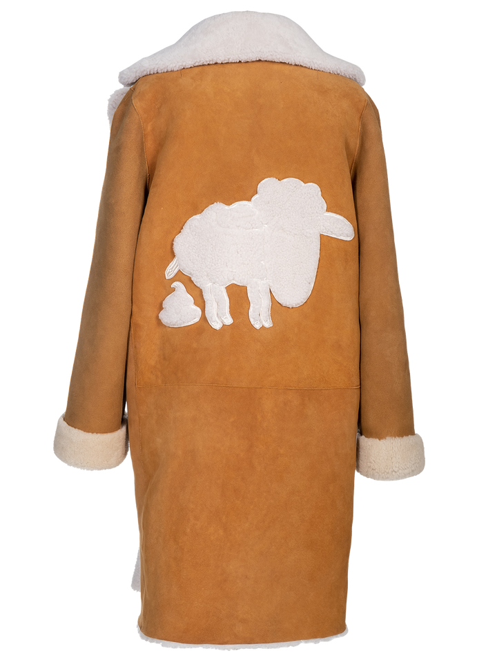 Natasha Zinko Shearling Maxi Coat