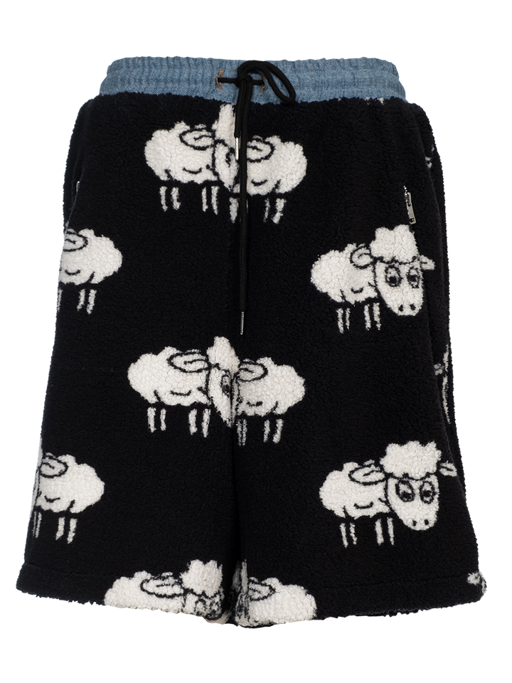 natasha zinko Sheep Fleece Shorts