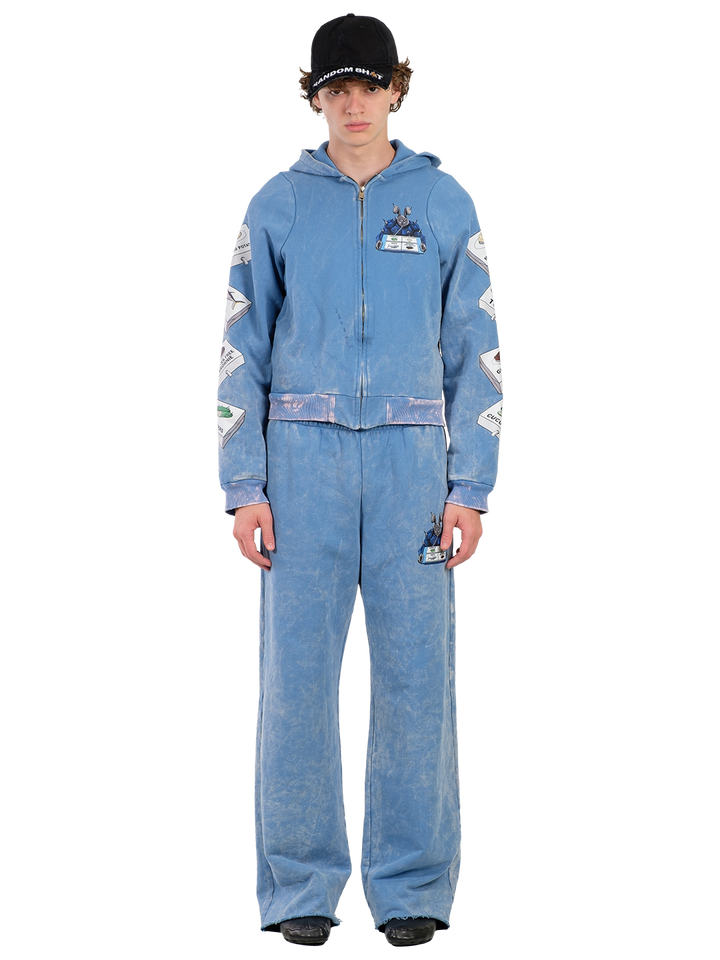 natasha zinko SPACE FOOD HOODIE