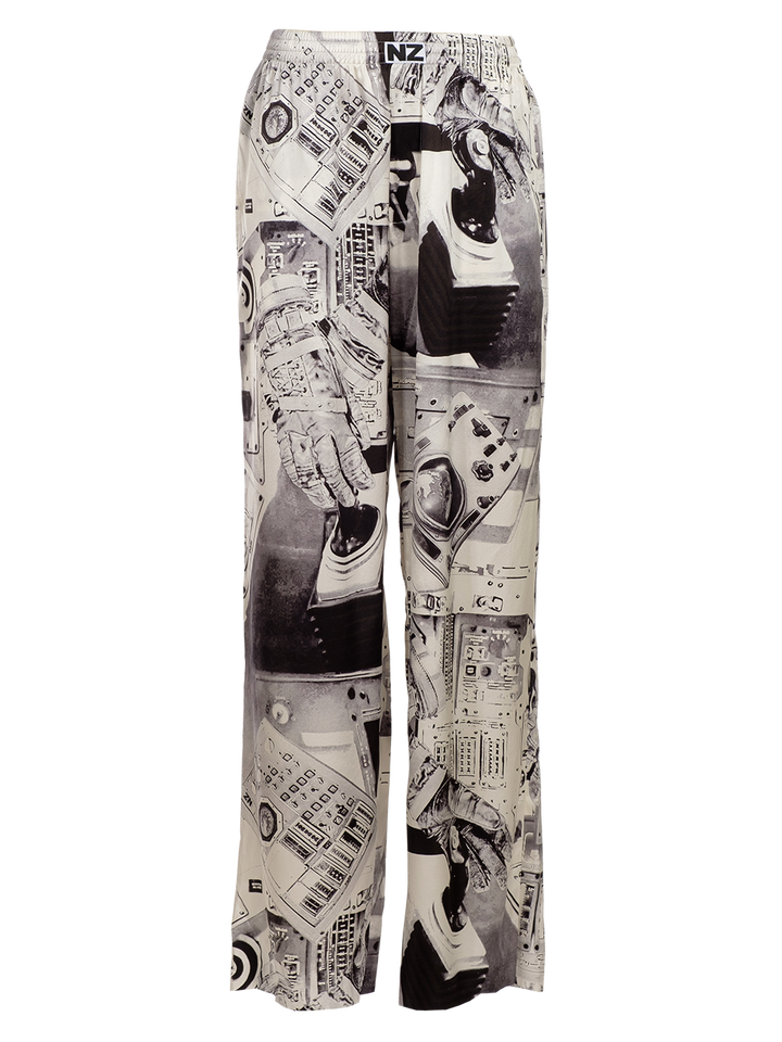 Natasha Zinko SPACESHIP PRINT PANTS