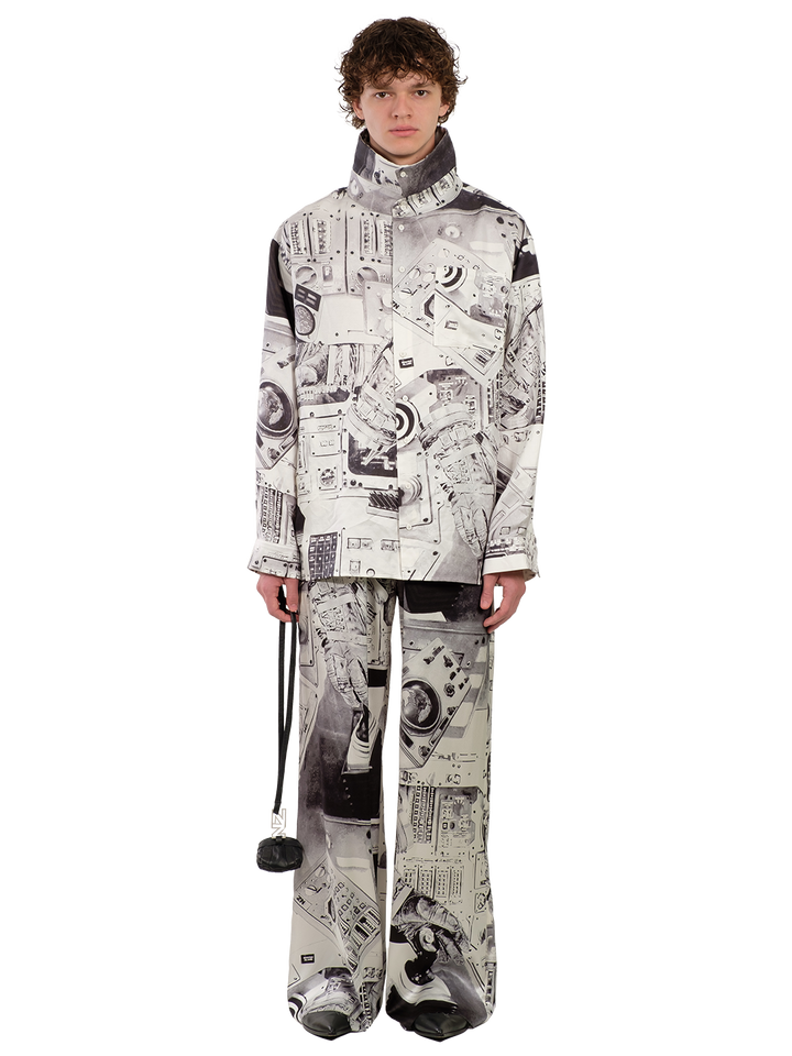 natasha zinko SPACESHIP PRINT PANTS