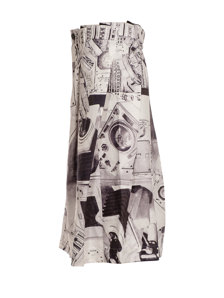 Natasha Zinko SPACESHIP PRINT SKIRT