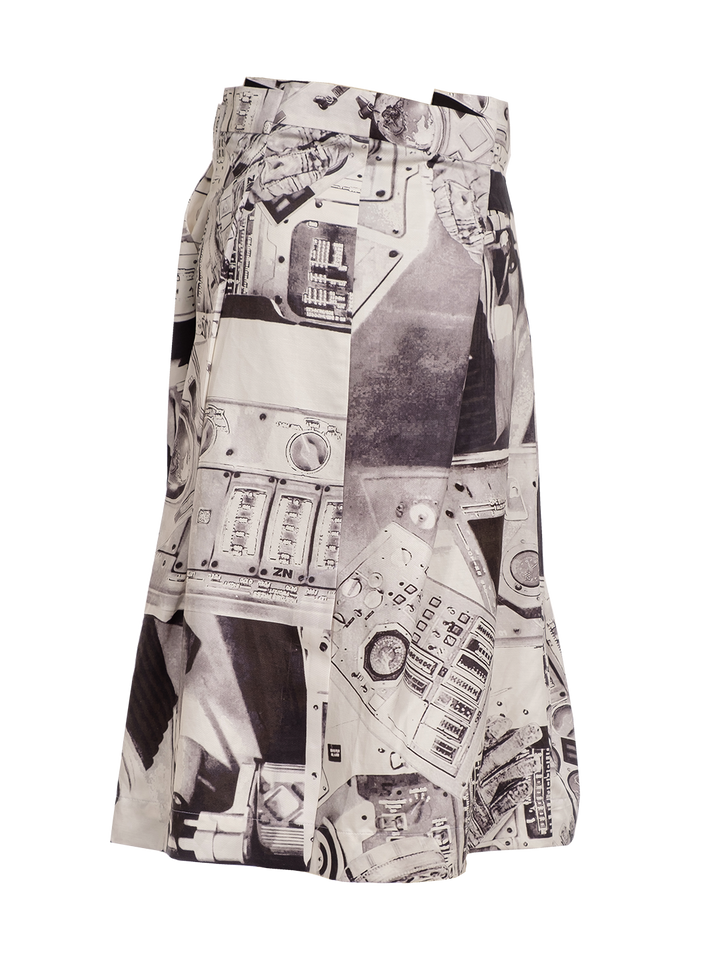 Natasha Zinko SPACESHIP PRINT SKIRT