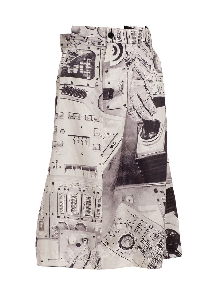 natasha zinko SPACESHIP PRINT SKIRT