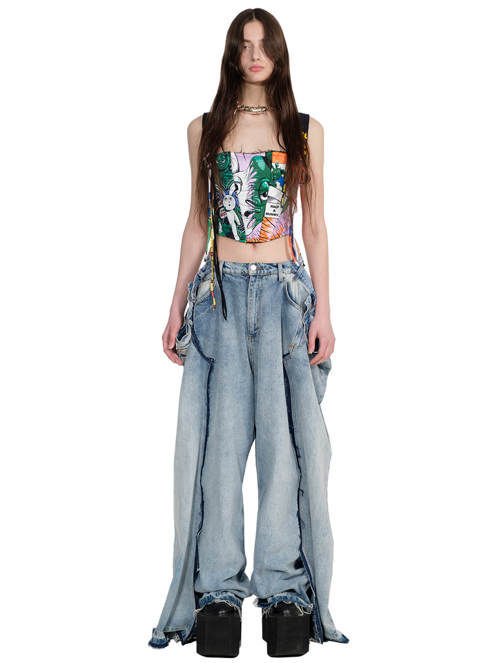 natasha zinko Split Double Jeans