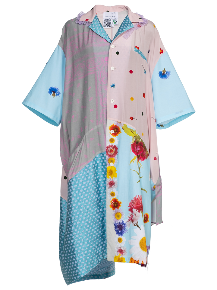 Natasha Zinko SS Button Front Upcycled Dress