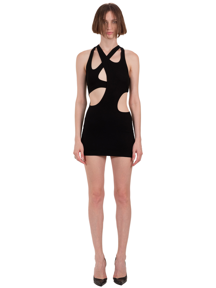 natasha zinko Stretch Cut Out Cotton Dress
