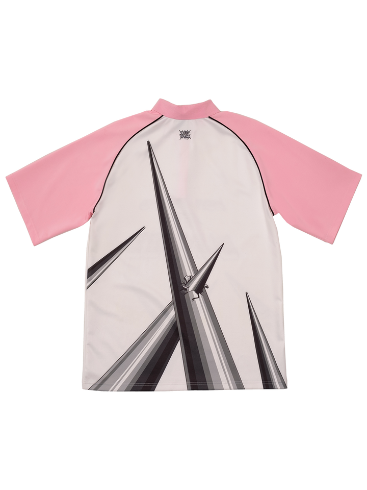 Natasha Zinko Techno Cotton Oversized Polo T- Shirt