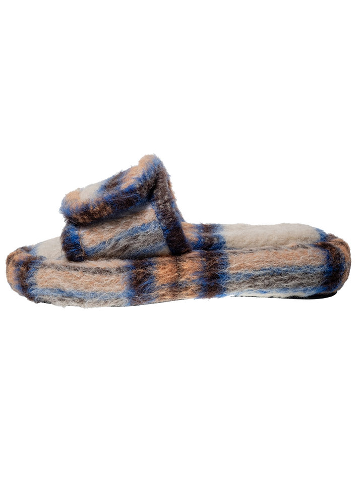 Natasha Zinko The Checked Mohair Slides