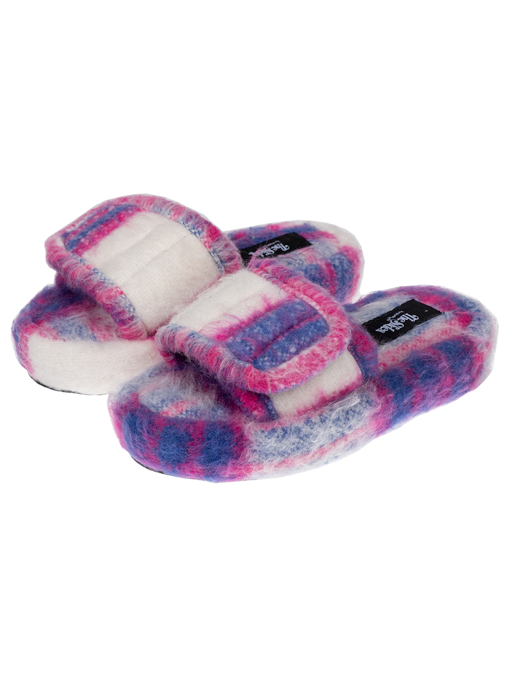 Natasha Zinko The Checked Wool Slides