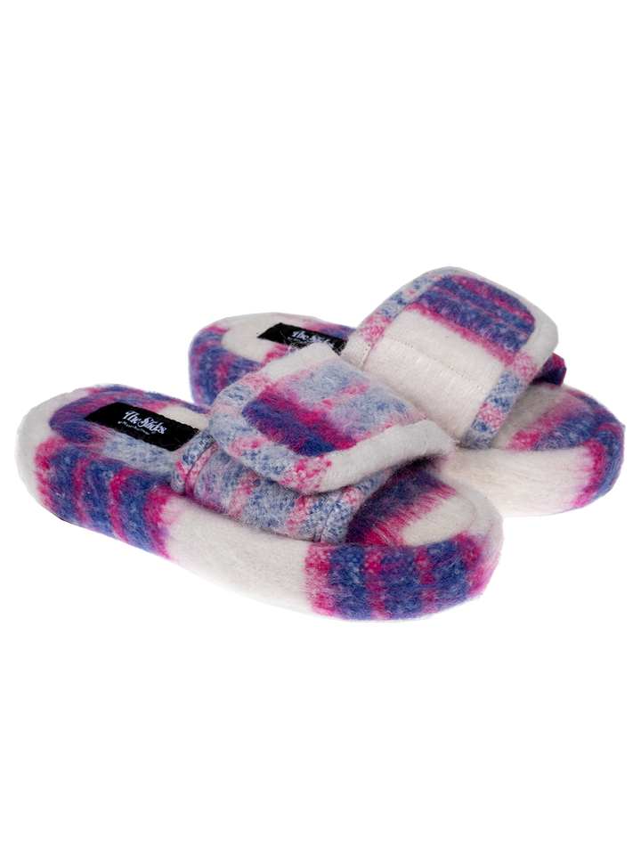 Natasha Zinko The Checked Wool Slides
