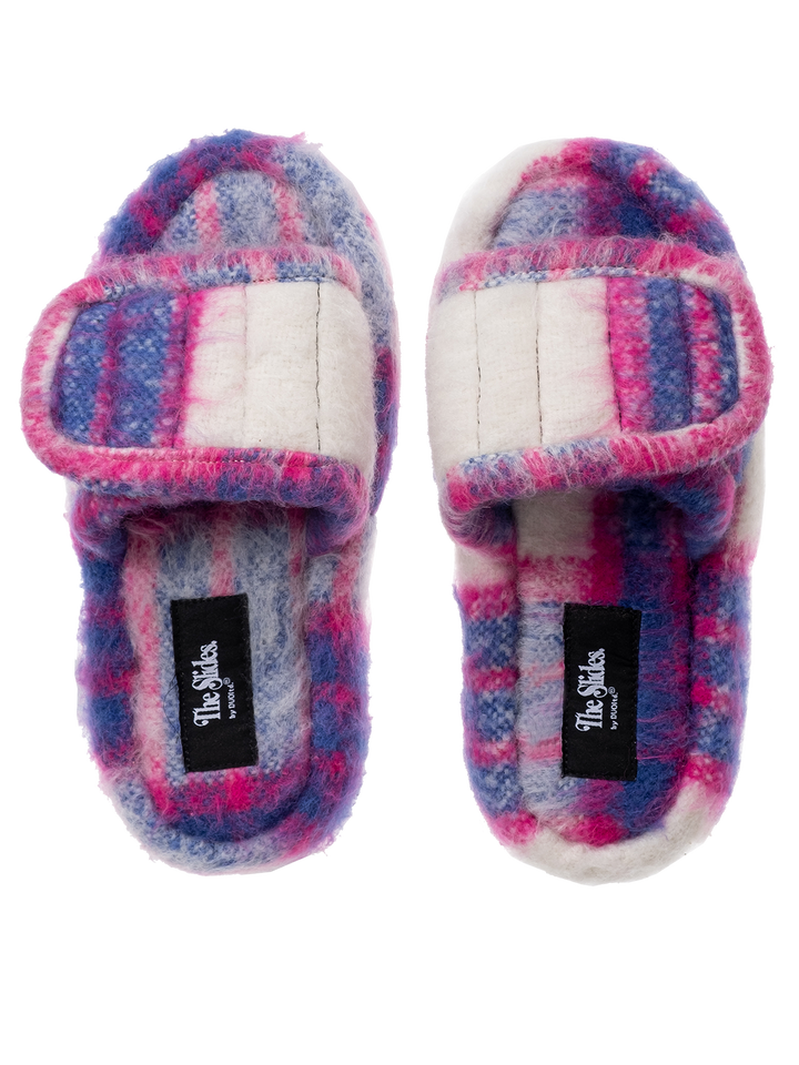 natasha zinko The Checked Wool Slides
