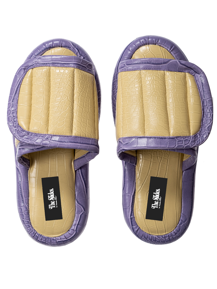 natasha zinko The Faux Leather Slides