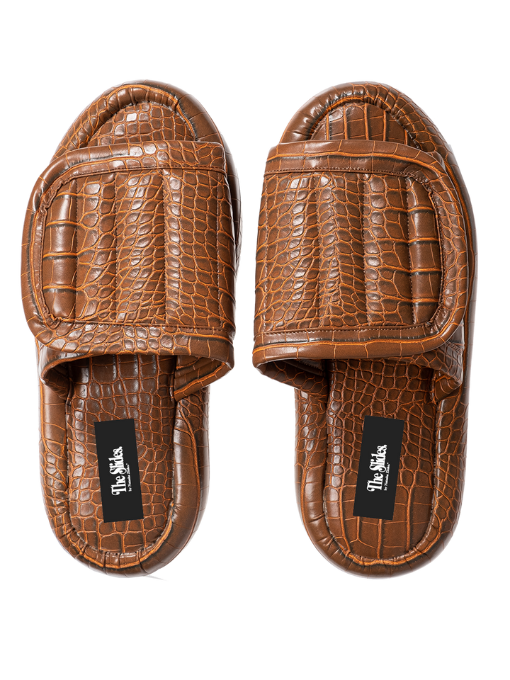 natasha zinko The Faux Leather Slides