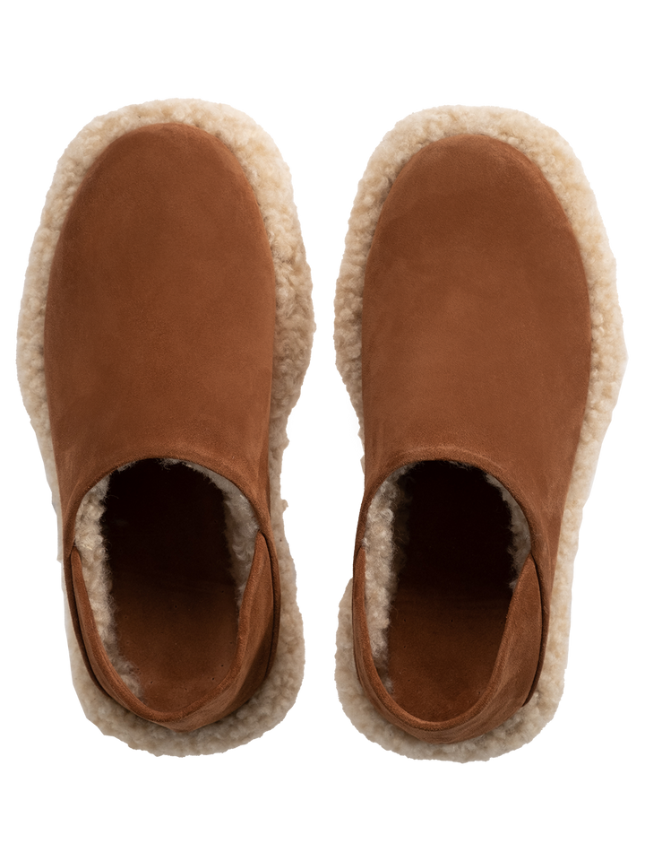 natasha zinko The Shearling Convertible Slides