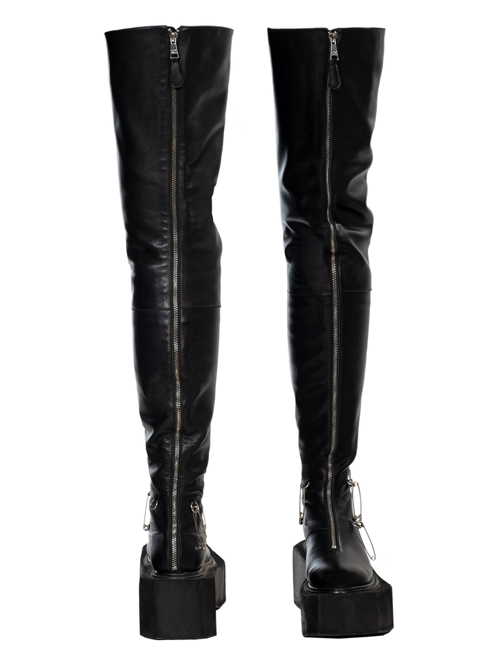 Natasha Zinko Thigh-High Box Boots