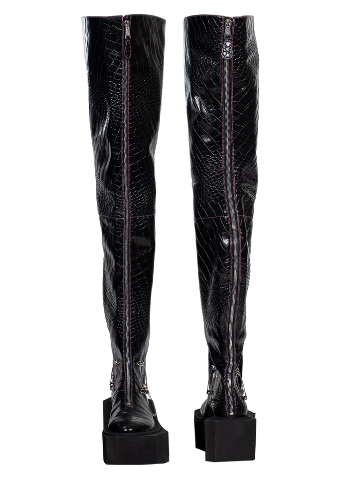 Natasha Zinko Thigh-high Ring Boots