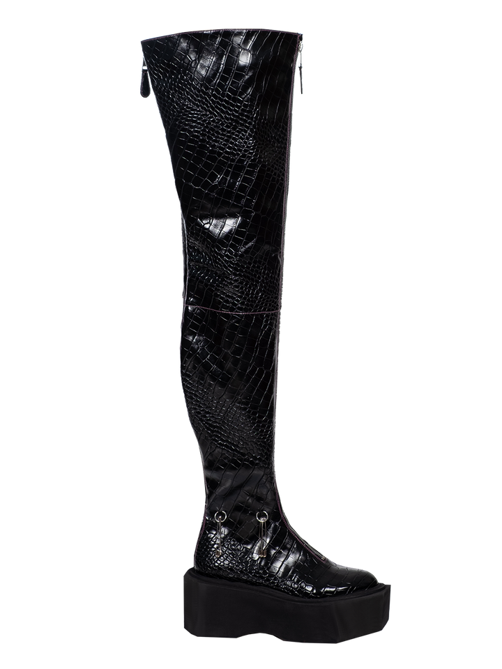 Natasha Zinko Thigh-high Ring Boots