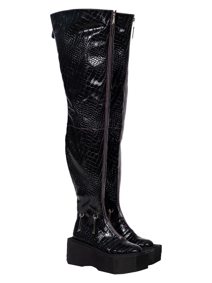 natasha zinko Thigh-high Ring Boots