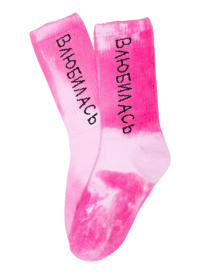natasha zinko Tie-dye Socks Vlubilas /3 pairs/