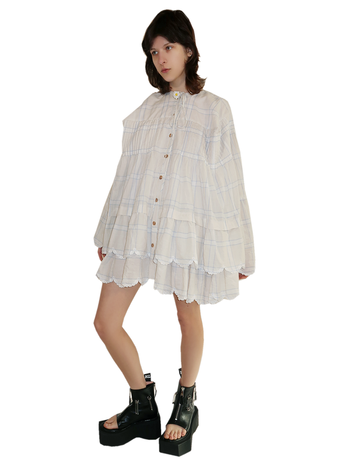 Natasha Zinko Tiered Box Dress