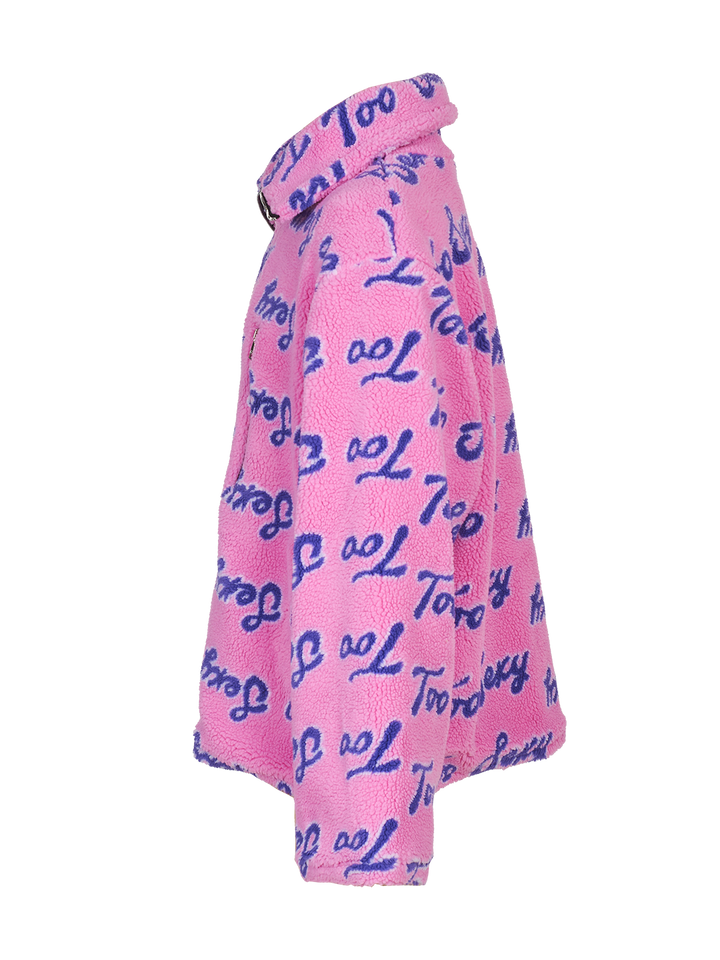 Natasha Zinko Too Sexy-print Fleece Zip Jacket