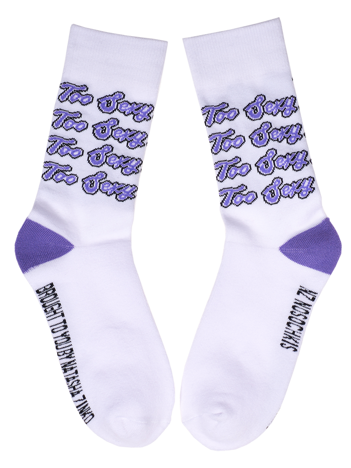 Natasha Zinko Too Sexy-print Socks /3 Pairs/