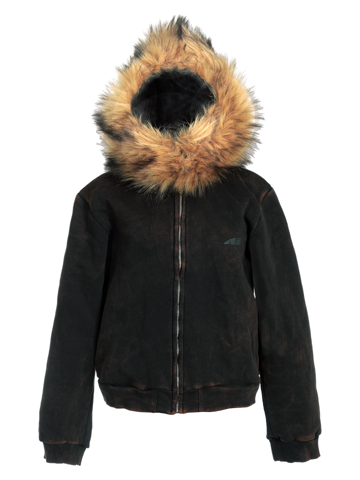 Natasha Zinko TREATED ALIEN FUR HOODY