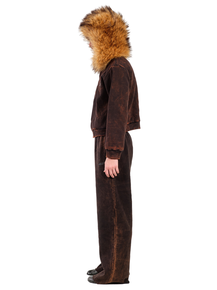 Natasha Zinko TREATED ALIEN FUR HOODY