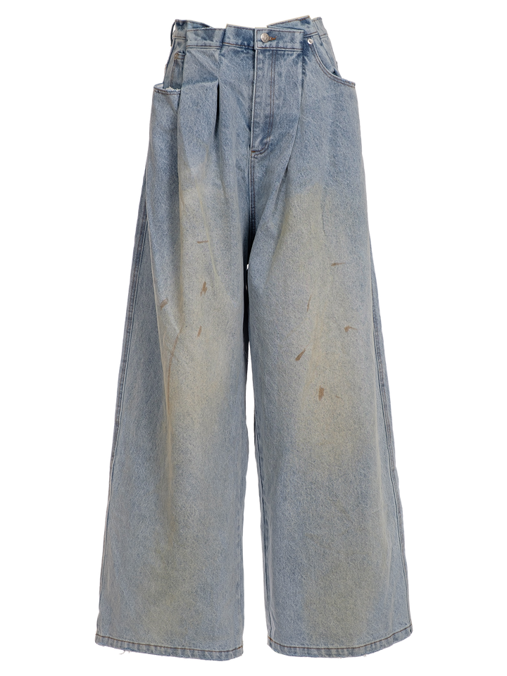 Natasha Zinko TREATED FOLDED JEANS