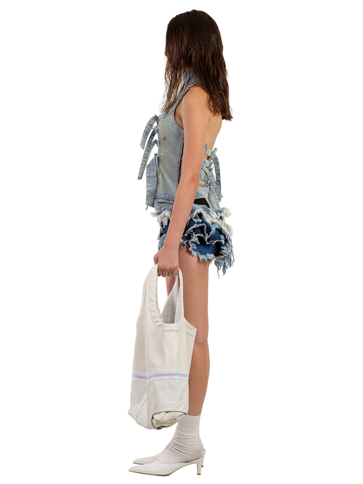 Natasha Zinko TREATED STRAPPED-IN TOP