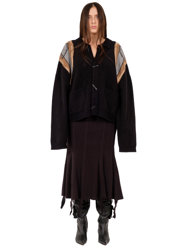 Natasha Zinko Trompe L'oeil Backpаck Cardigan