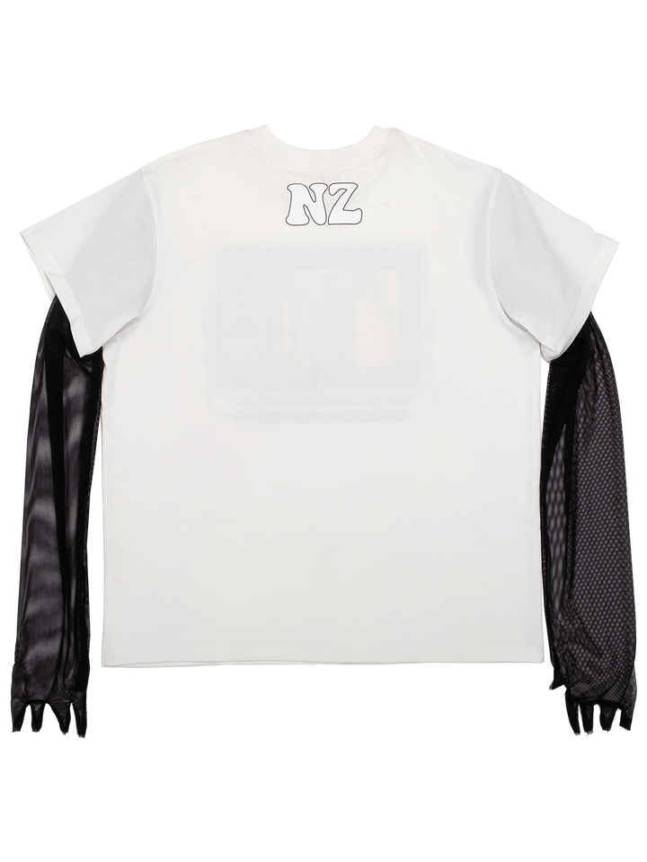 Natasha Zinko Tv Mesh Sleeve T-shirt