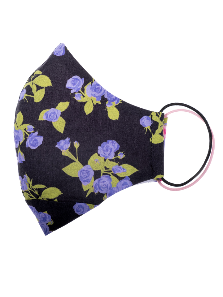 natasha zinko Two-tone Floral-print Face Mask