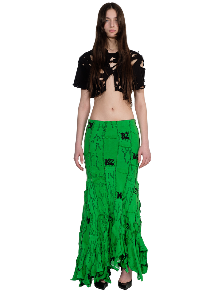 natasha zinko UPCYCLED MONSTER SKIRT